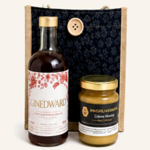 Crème honing en Likeur 200ml in jute tas